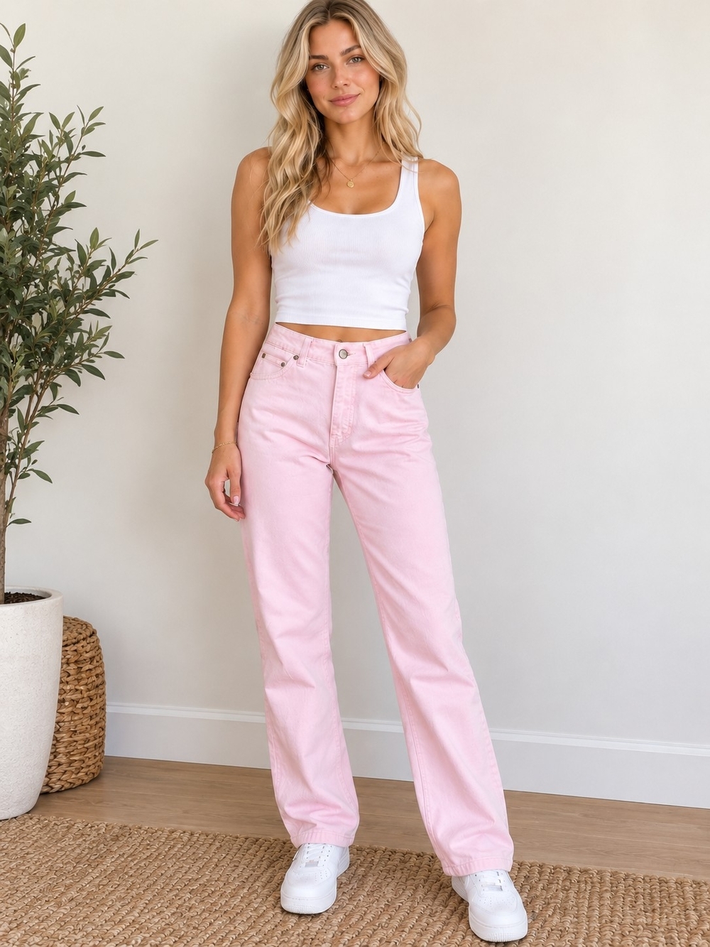 Edwin Made in Japan Pink Jeans Women’s Size 30 Straight Leg 28” Inseam